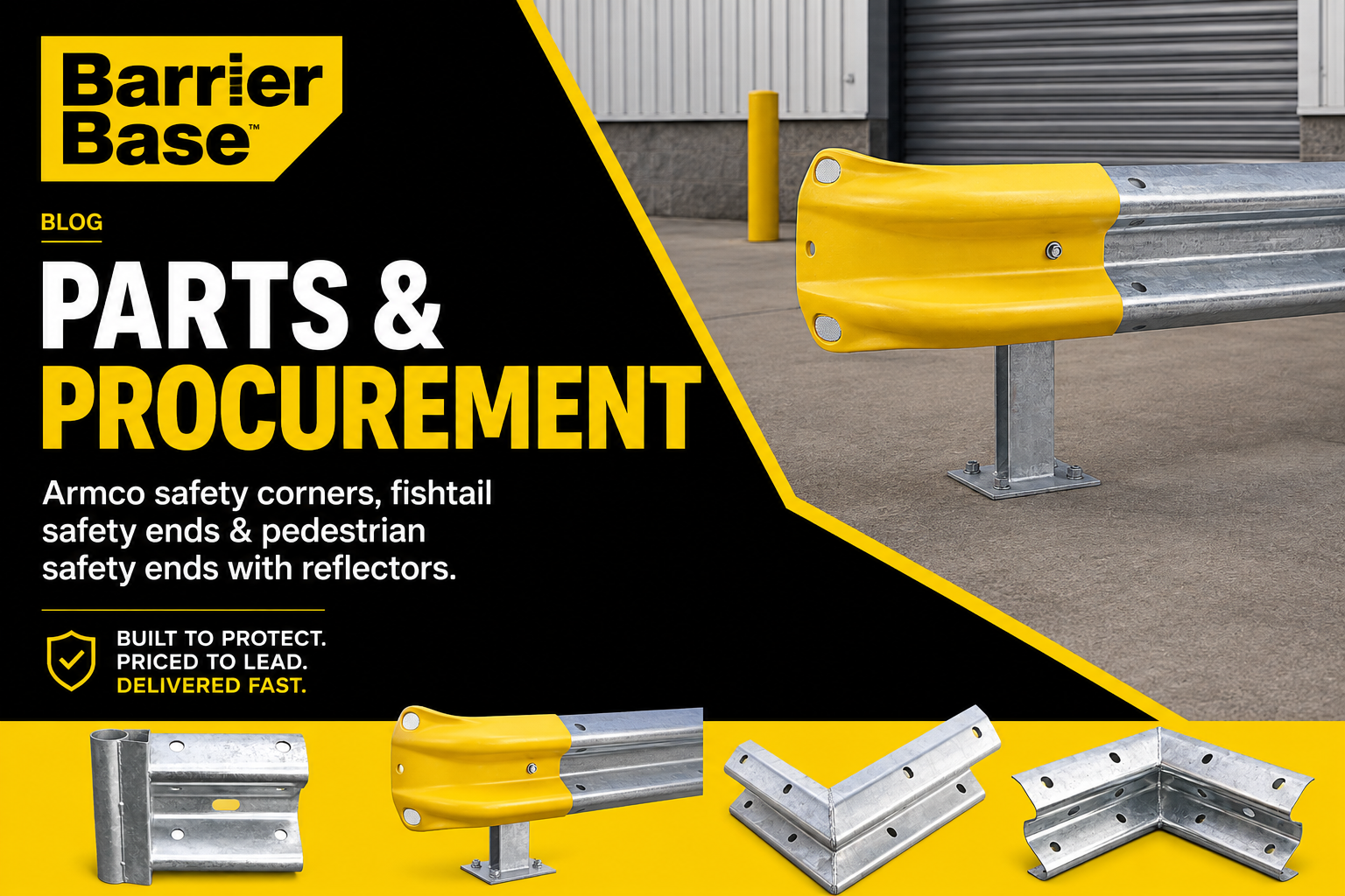 Armco Safety Corners, Fishtail Ends & Pedestrian Safety Ends: Choosing the Right Components