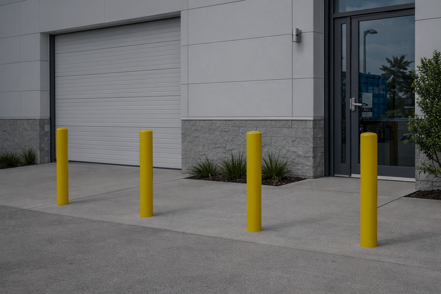 Heavy-Duty Steel Bollards