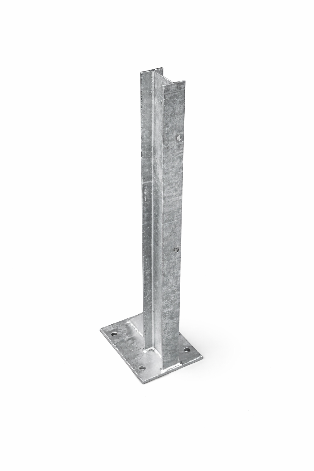 1100mm Bolt-Down (150mm x 75mm Post) - Galvanised Steel