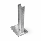 560mm Heavy Duty Bolt Down RSJ Post - Galvanised Steel or Yellow