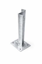 610mm Bolt Down 'Z' Post - Galvanised Steel or Yellow