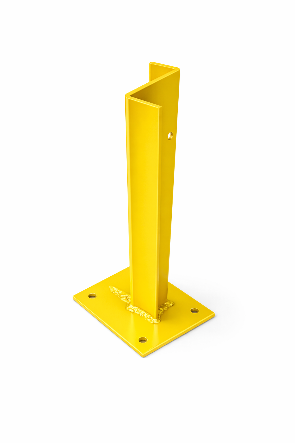 610mm Bolt Down 'Z' Post - Galvanised Steel or Yellow