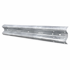 Armco Barrier Half Beam - 1.6m Effective Length (1.9m Overall Length)
