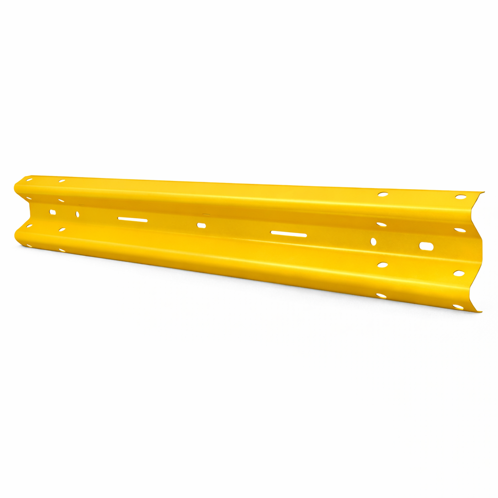 Armco Barrier Half Beam - 1.6m Effective Length (1.9m Overall Length)