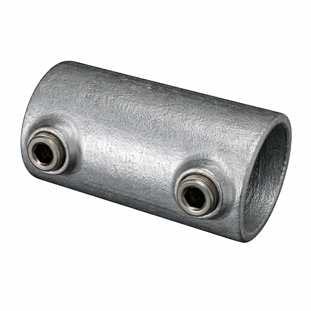 External Sleeve Joint Key Clamp To Suit 48.3mm Tube - Galvanised Steel