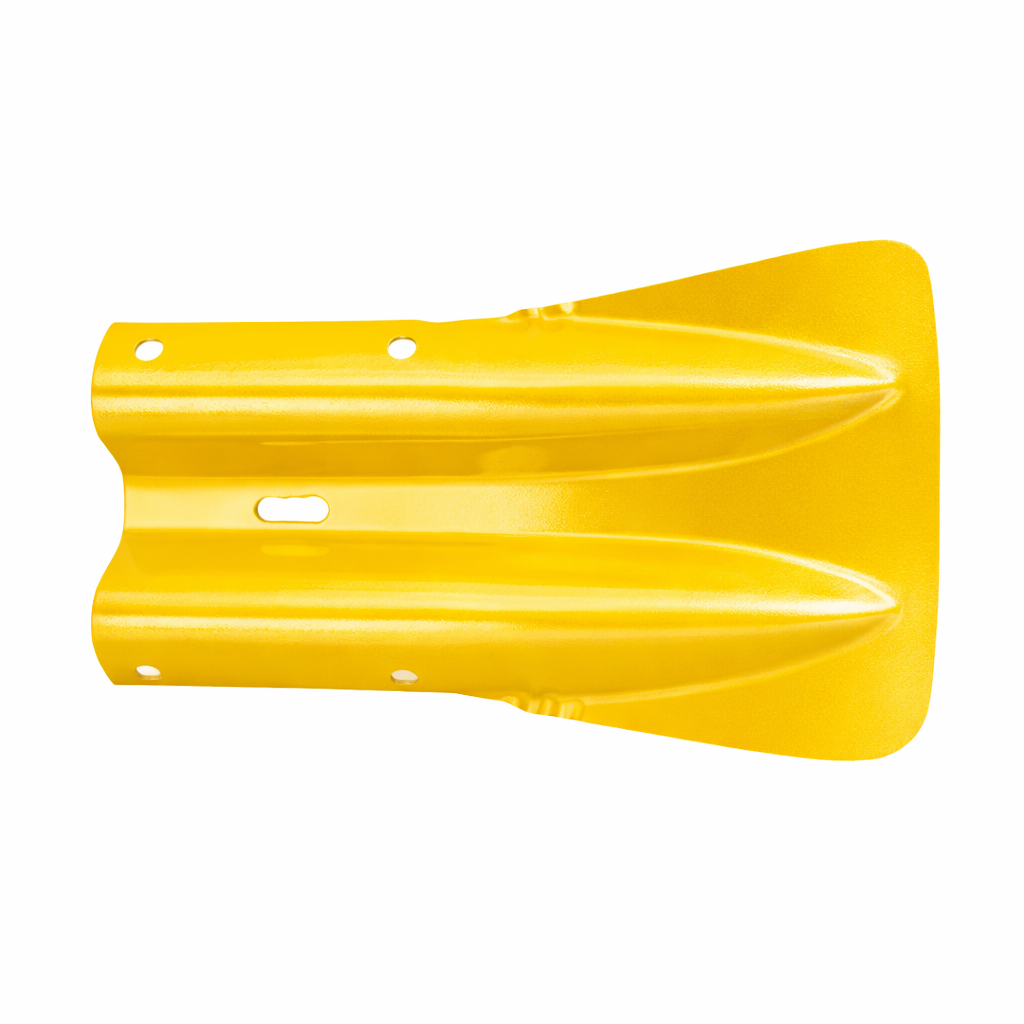 ARMCO Fishtail Terminal End – Galvanised or Safety Yellow (RAL1007)
