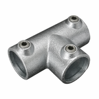 Long 'T' Key Clamp To Suit 48.3mm Tube - Galvanised Steel