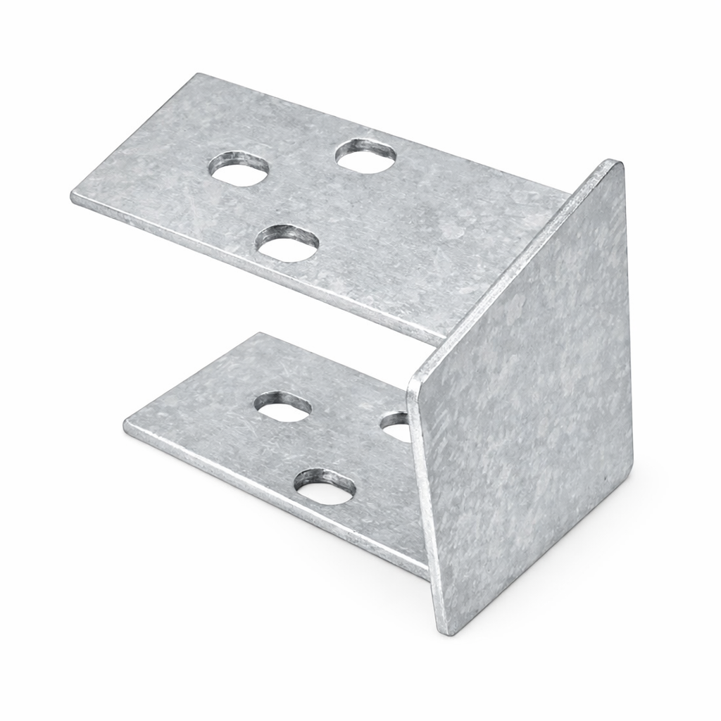 Open Box Beam (OBB) Barrier End Cap - Galvanised Steel